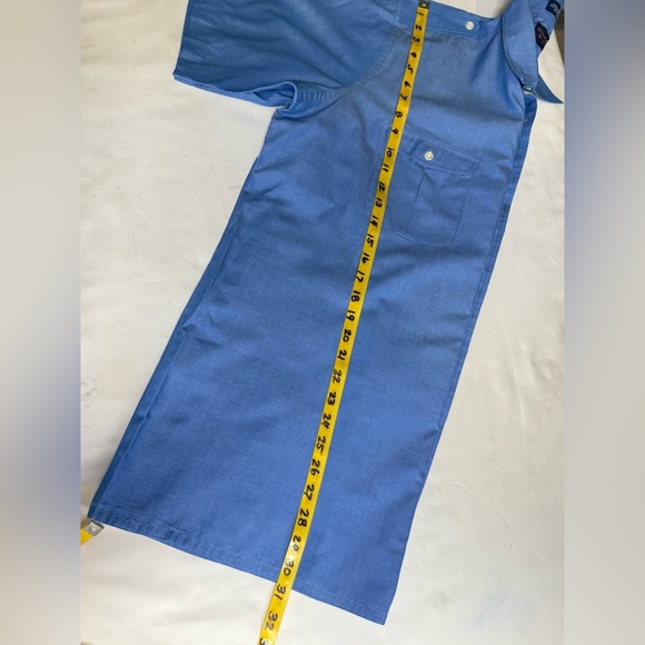 ROUNDTREE & YORKE Men’s blue short sleeve button down shirt w/epaulets size XL - Picture 10 of 10